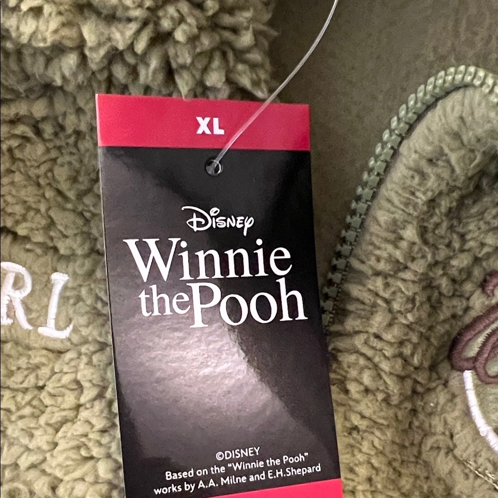 Disney Green Fleece Hoodie with Winnie the Pooh - Picture 9 of 9